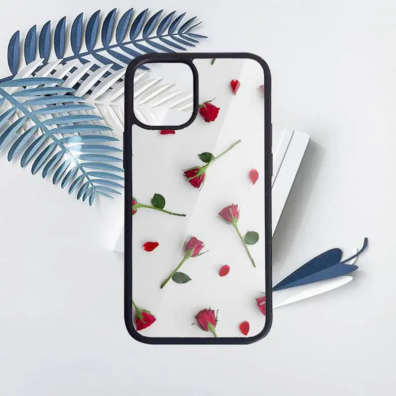 

wild flower color rose daisy Phone Case for iPhone 11 12 pro XS MAX 8 7 6 6S Plus X 5S SE 2020 XR Hard PC