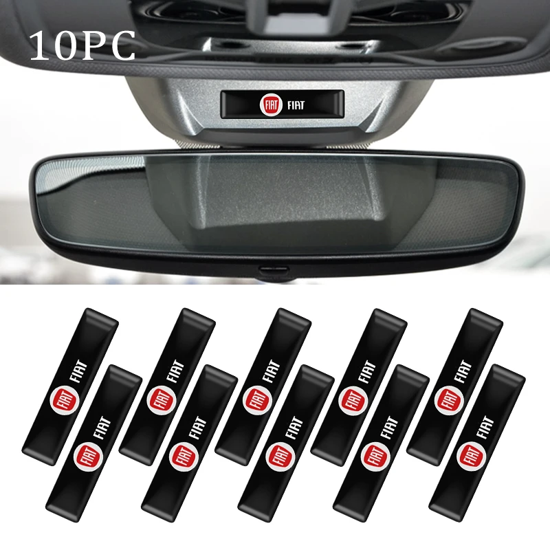 

10/20pcs Car-styling Emblem 3D Epoxy Car Sticker Decal For Fiat Ducato 244 Albea Doblo 500 Grande Punto Internal Accessories