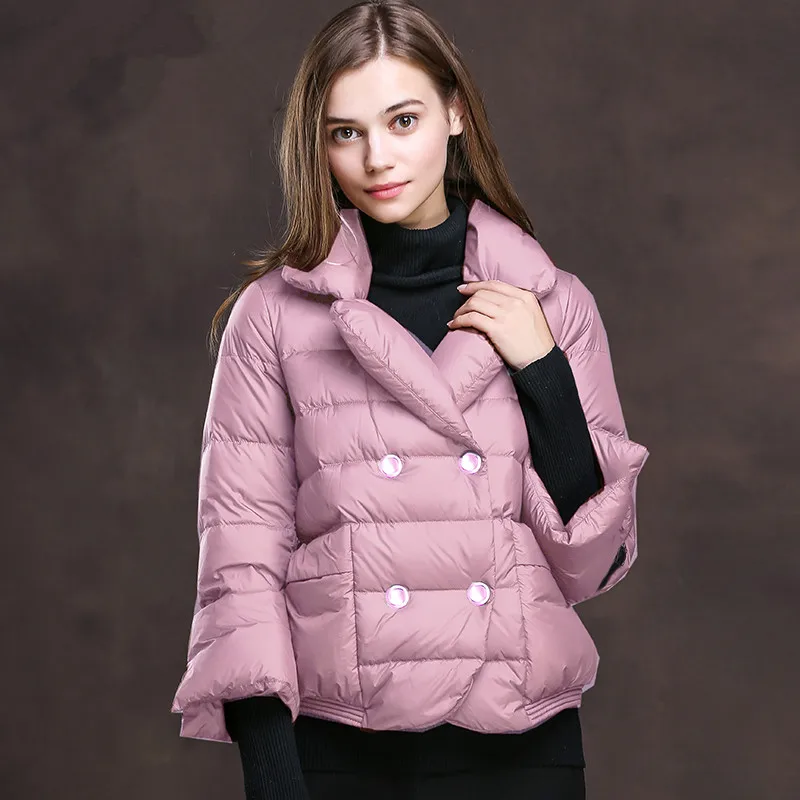 pink AYUNSUE женский пуховик зимняя куртка женская одежда пуховое пальто женские корейские куртки короткое пальто Chaqueta Mujer MY - Цвет: pink