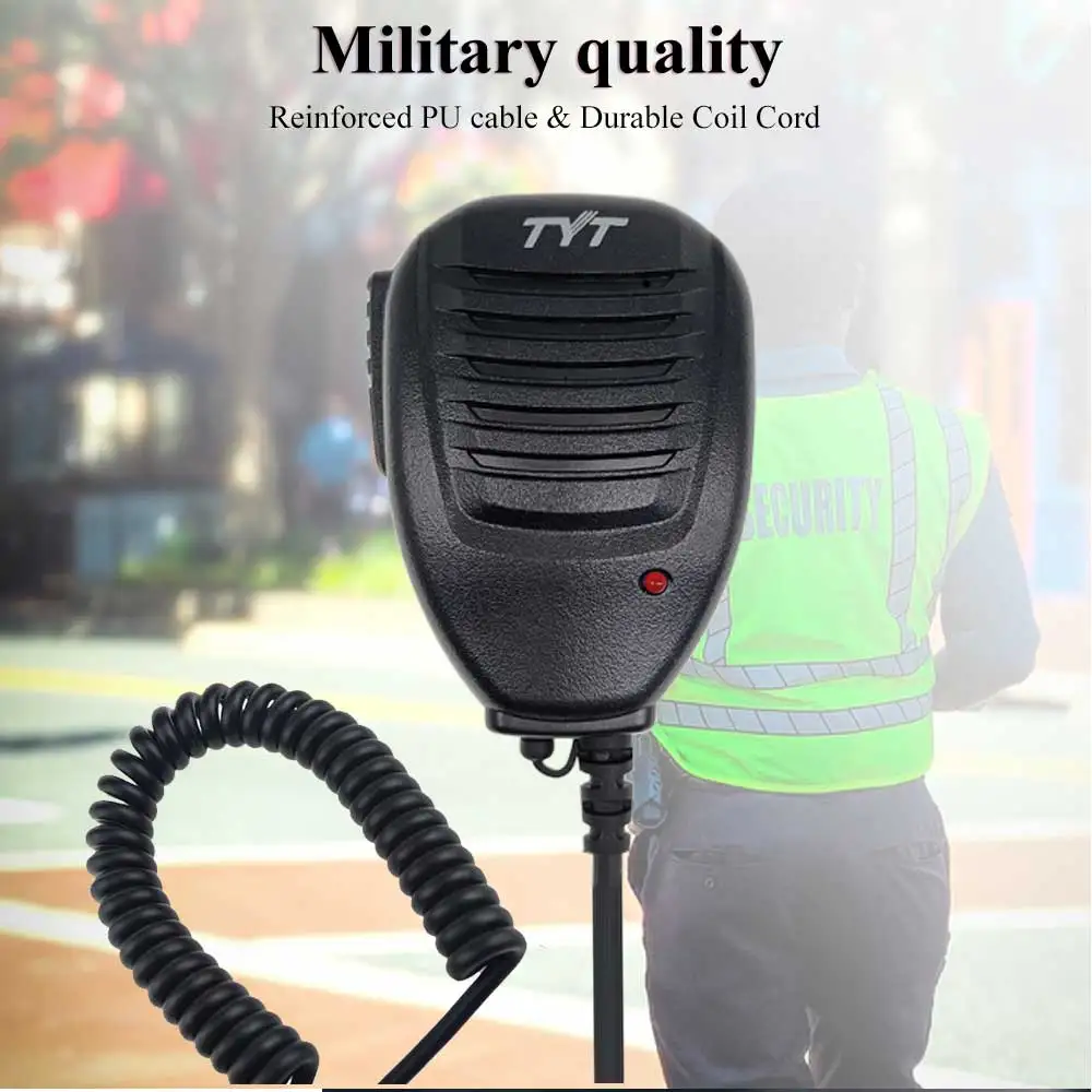 

100% Original TYT Speaker Microphone for DM-UVF10 TH-UV9 TH-UV8000D MD-380 MD-UV380 MD-390 MD-UV390 Walkie Talkie With K plug