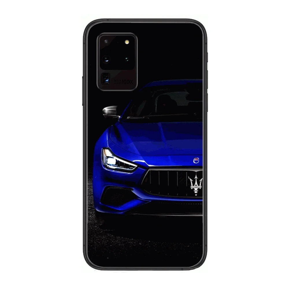 

Italy Supercar Maserati Famous car Phone cover hull For SamSung Galaxy S 6 7 8 9 10 20 Plus Edge E 5G Lite Ultra black soft