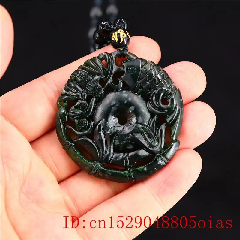 Нефритовая летучая мышь кулон ожерелье подарки Ювелирные изделия натуральный