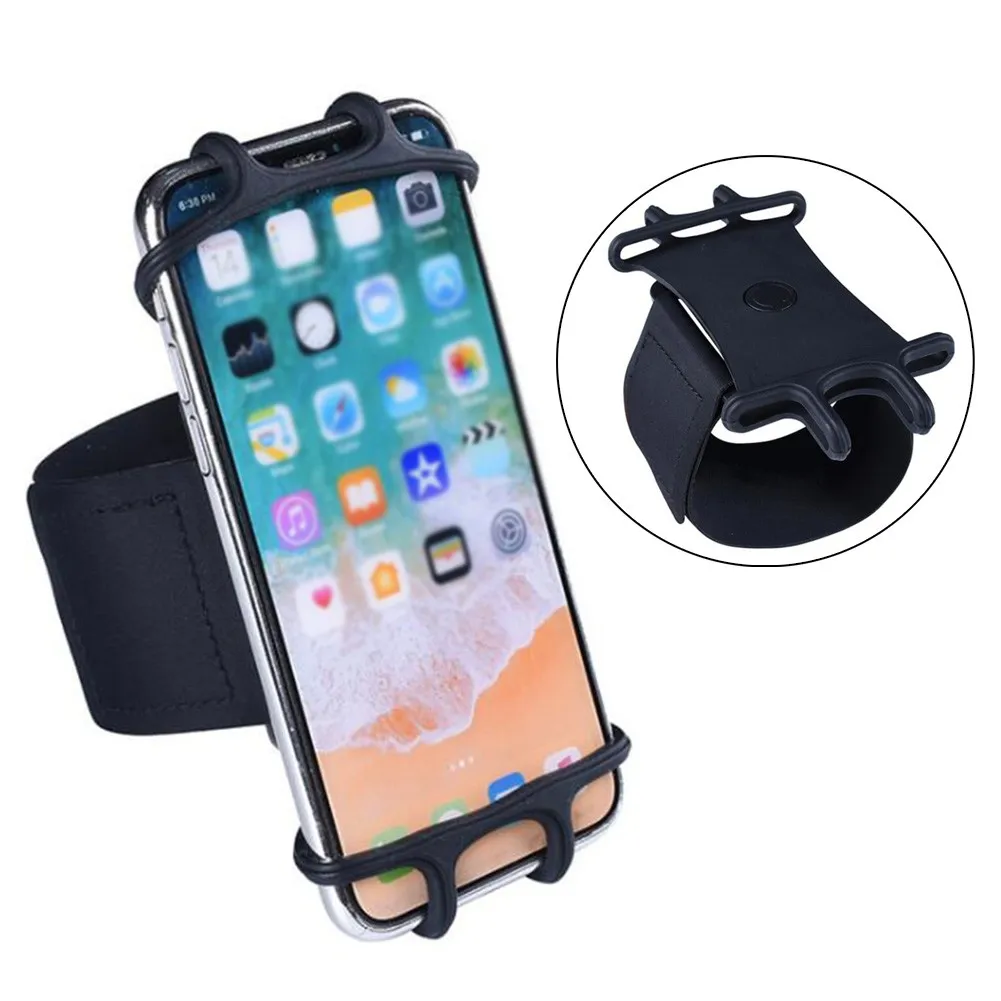 

1pc Brand New Sports Mobile Phone Holder Bag Running Gym Armband Exercise 360 Rotating High Quality