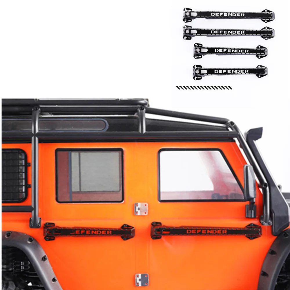 4 шт. металлические дверные ручки для 1:10 Traxxas TRX TRX4 Defender D90 D110 RC Гусеничный