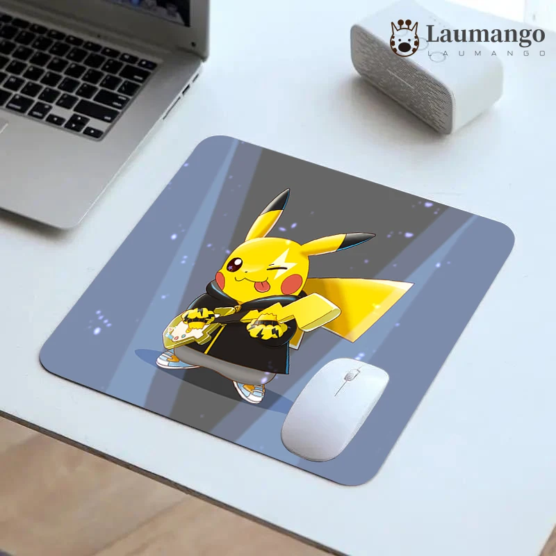 Игровой коврик для мышки с аниме кавайная настольная подставка Pokemon Настольный