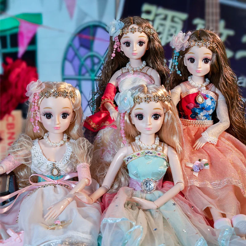 Лучший праздничный подарок 60 см Костюм Кукла принцессы BJD кукла на день рождения свадьбу детские