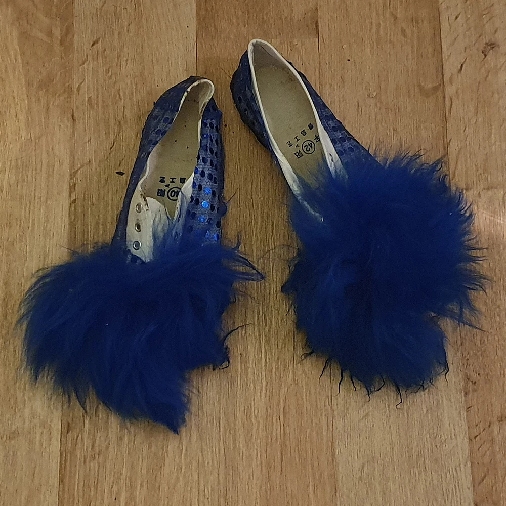 Танцевальный Костюм-талисман с голубым львом ручной работы искусство китайского