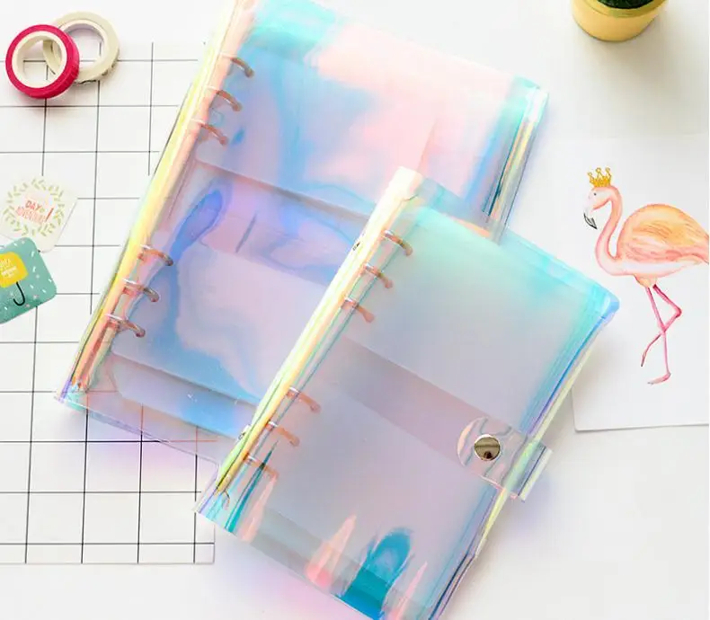 Лазерный прозрачный цветной внутренний лист из ПВХ A5 A6 фотоальбом скрапбукинг