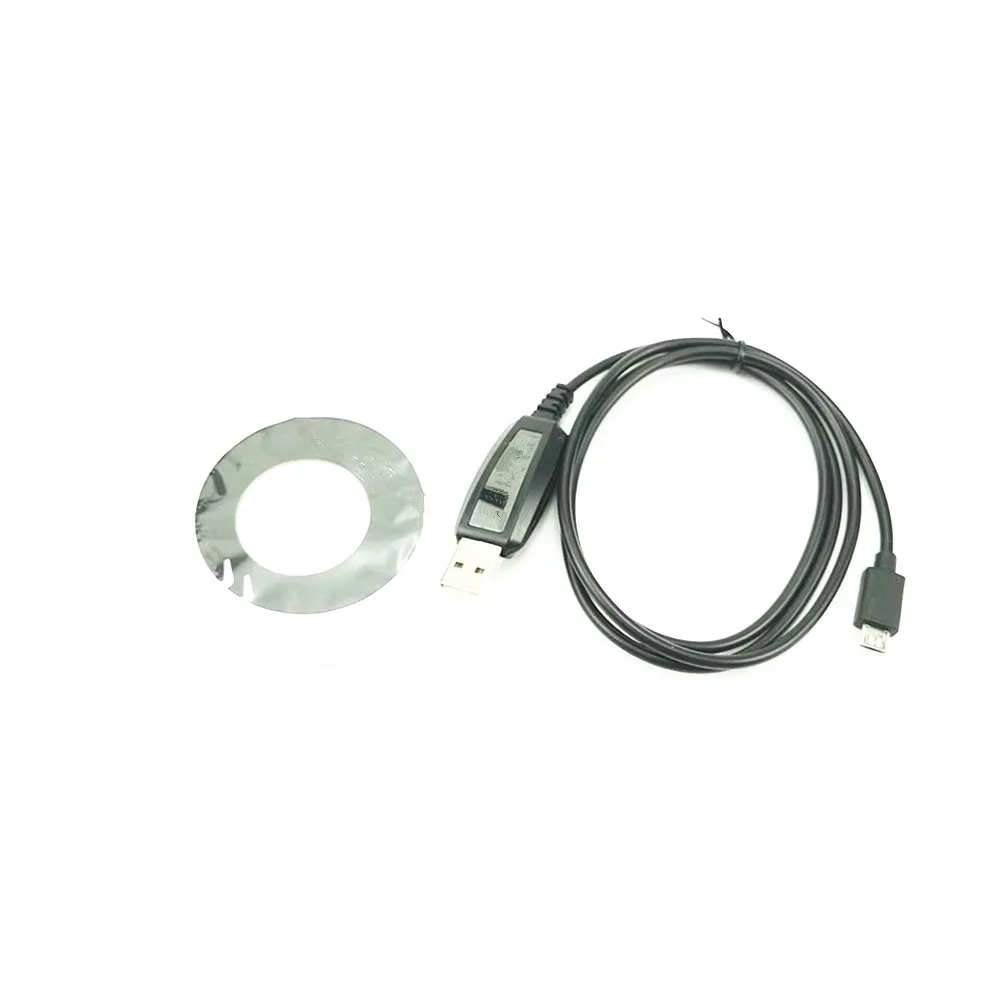 Фото USB-кабель для подключения к ПК/ноутбуку с USB-портом, Кабель для программирования и CD-диск с драйверами для портативной радиостанции №3
