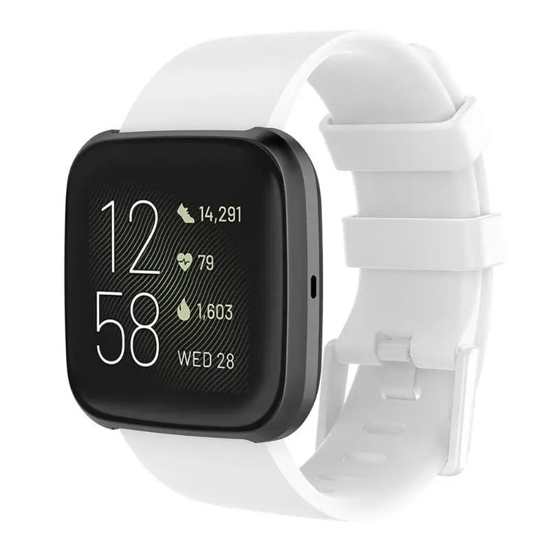 Мягкий силиконовый запасной ремешок для Fitbit Versa 2/Versa Lite наручных часов S/L |