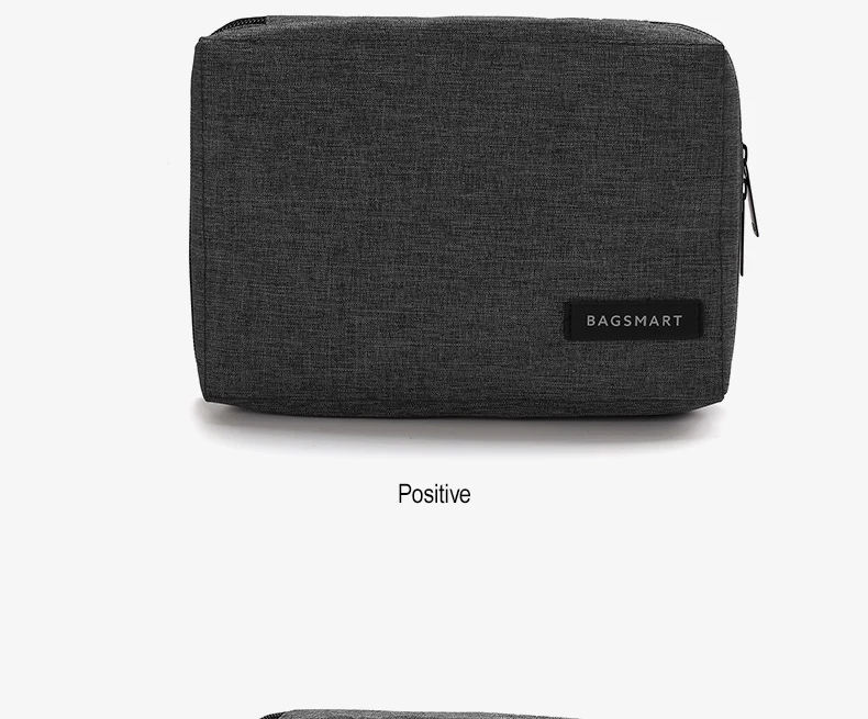 BAGSMART водонепроницаемый дорожный провод сумка электронные аксессуары сумка для iPhone наушники кабель для передачи данных SD карта USB