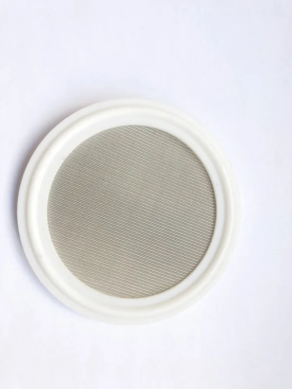 PTFE прокладка 1,"-4", три зажима PTFE прокладка 150 сетка(100 микрон) Санитарно нержавеющая сталь 304