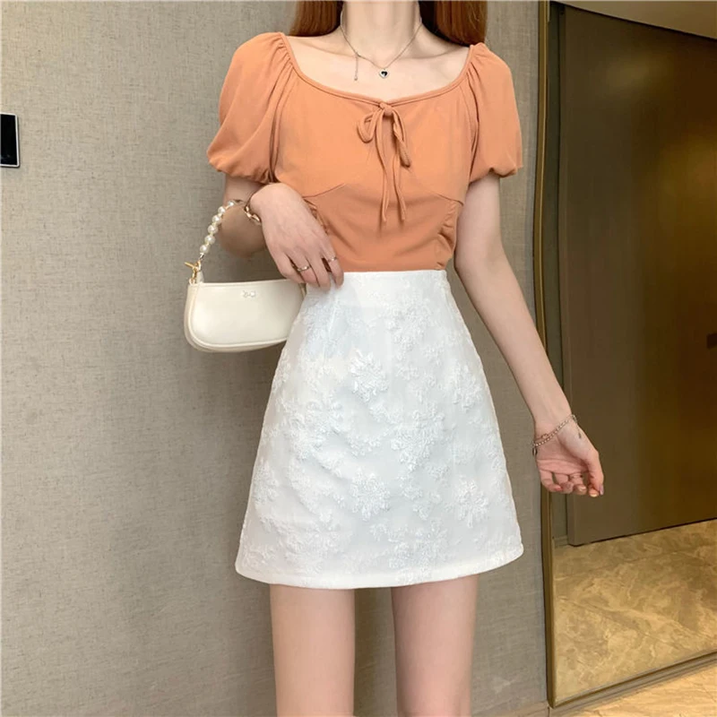 

Hot Sale Skirt Mini Fashion A-line Women Party Skirts Elastic Rayon Sexy Slim Tight Night Club Wear Black White Black Blue