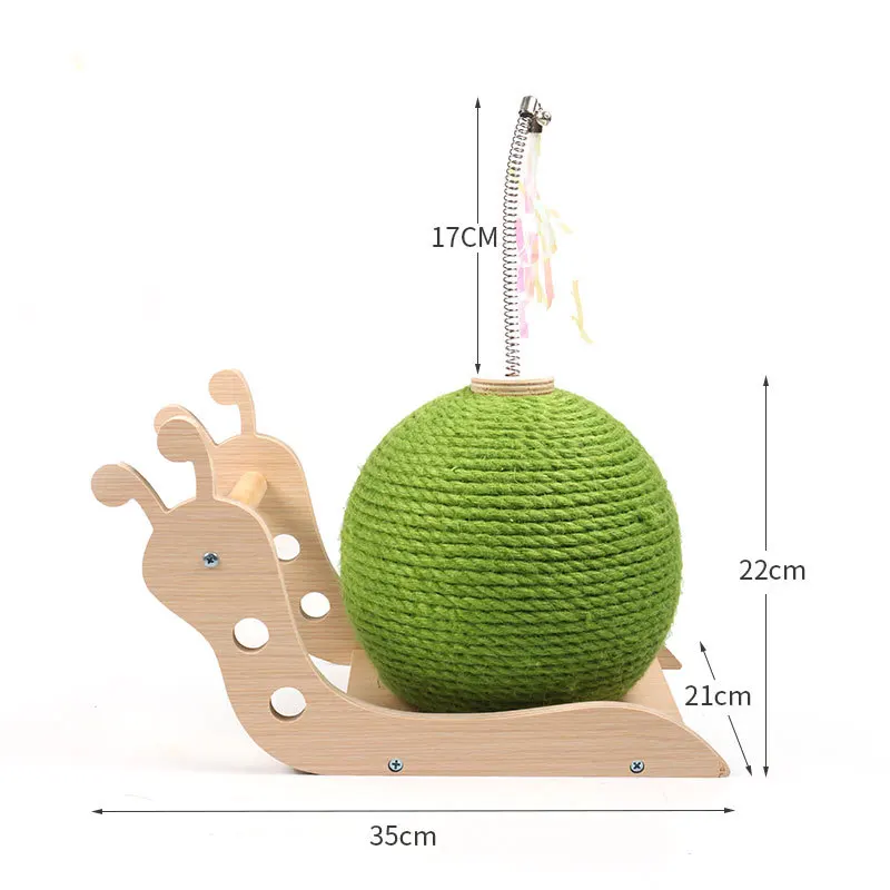 

The new cat scratch board from the hi funny cat toy ball bite-resistant sisal rope claw grinder cat supplies