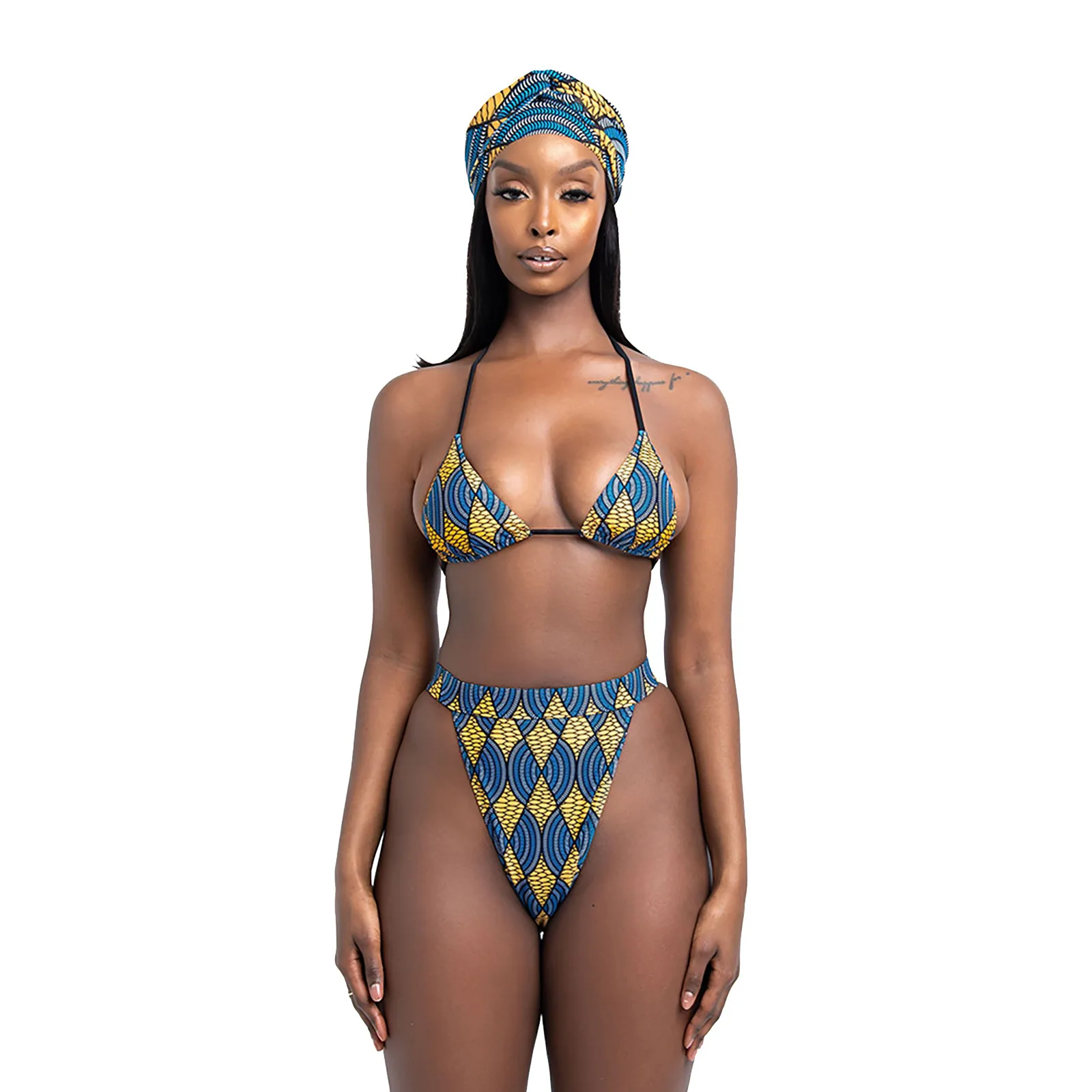 

Женское бикини из двух предметов, Привлекательный бюстгальтер пуш-ап с подкладкой и оборками, пляжный комплект бикини, Женский бразильский ...