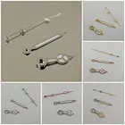 Стрелки для часов светящиеся иглы подходят для NH35 NH36 ETA 2824 2836 Miyota 8215 821A 8205 DGMingzhu2813 ST1612 Золотойсеребристыйсинийкрасный