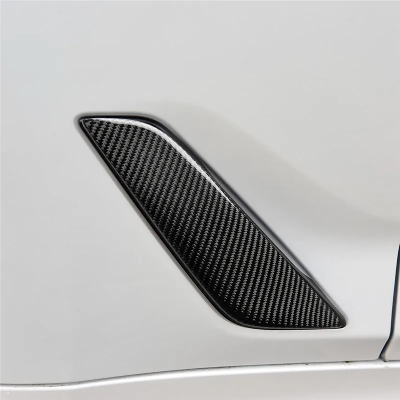 Подходит для BMW G30 5 серии углеродное волокно Shark Gills наклейка на боковое