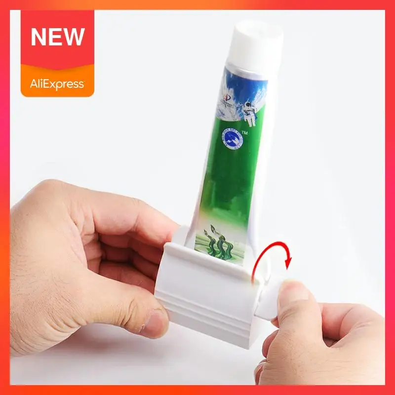 

1Pcs Rolling Toothpaste Device Tube Dispenser Holder Multifunctional Plastic Facial Squeezer Press for Bathroom Accessories