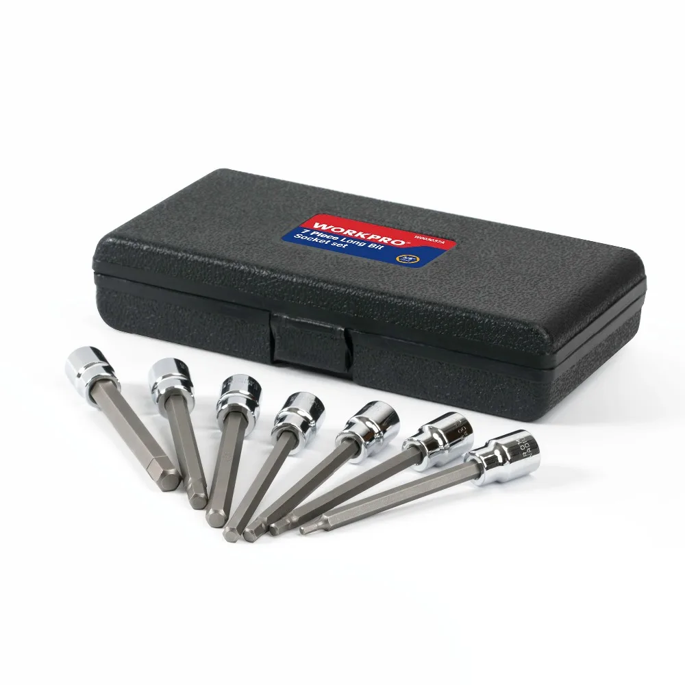 7 шт. 3/8 &quotDr. Socket set Long Bit наборы домашних инструментов|Наборы ручных инструментов| |