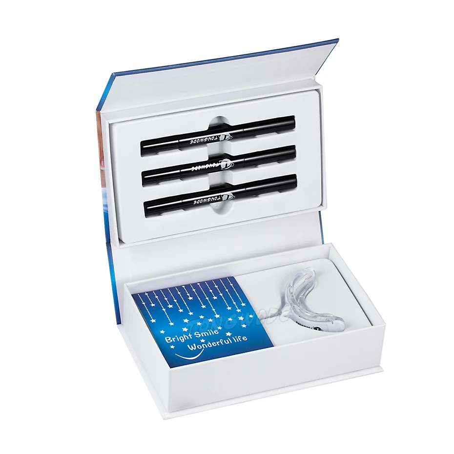 Набор для отбеливания зубов домашнего использования яркий светодиодный