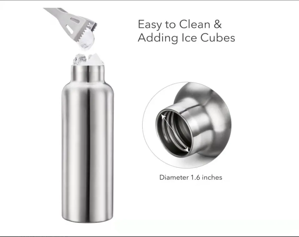 Нержавеющая сталь с двойными стенками Изолированные вакуумные фляги для