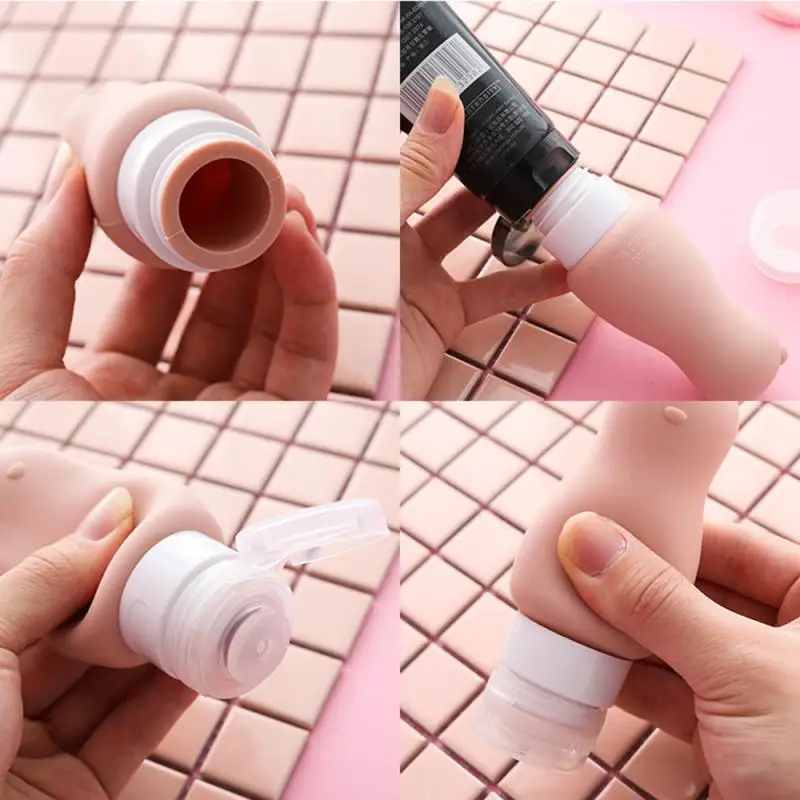 Аксессуары для ванной комнаты портативные Силиконовые Бутылочки выдавливания