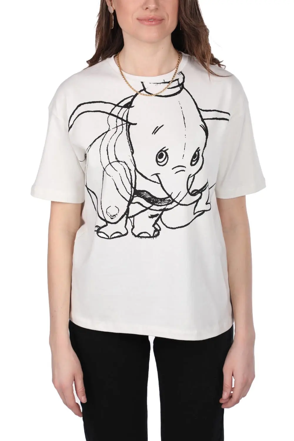 

Markapia Elephant Pattern Womens T-Shirt