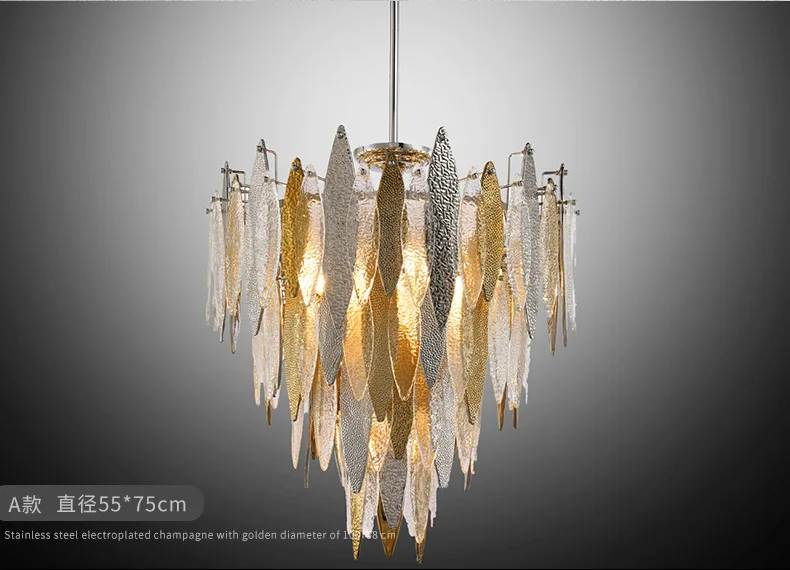 Итальянская креативная художественная люстра дизайнерская лампа для гостиной