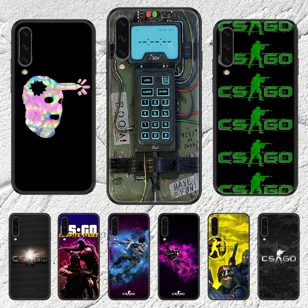 Чехол для телефона Counter Strike CSGO cs go черный красивый чехол Samsung Galaxy A 3 5 7 8 10 20 21 30 40 50 51