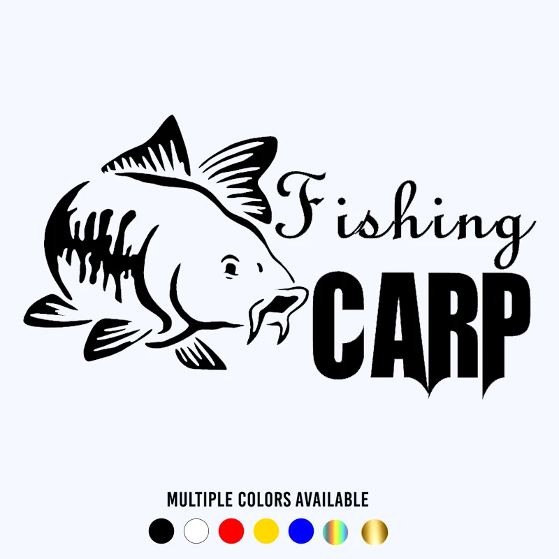 

CK20017# наклейки на авто Fishing Carp водонепроницаемые наклейки на машину наклейка для авто автонаклейка стикер этикеты винила наклейки стайлинга...
