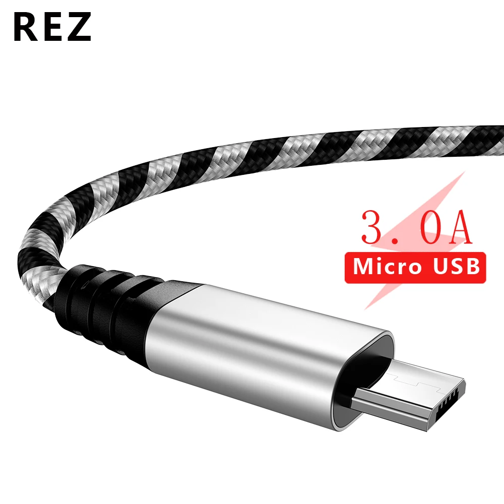 REZ MICRO usb зарядный шнур для samsung J3 J5 J7 hauwei sony xiaomi Android мобильный телефон USB кабель с