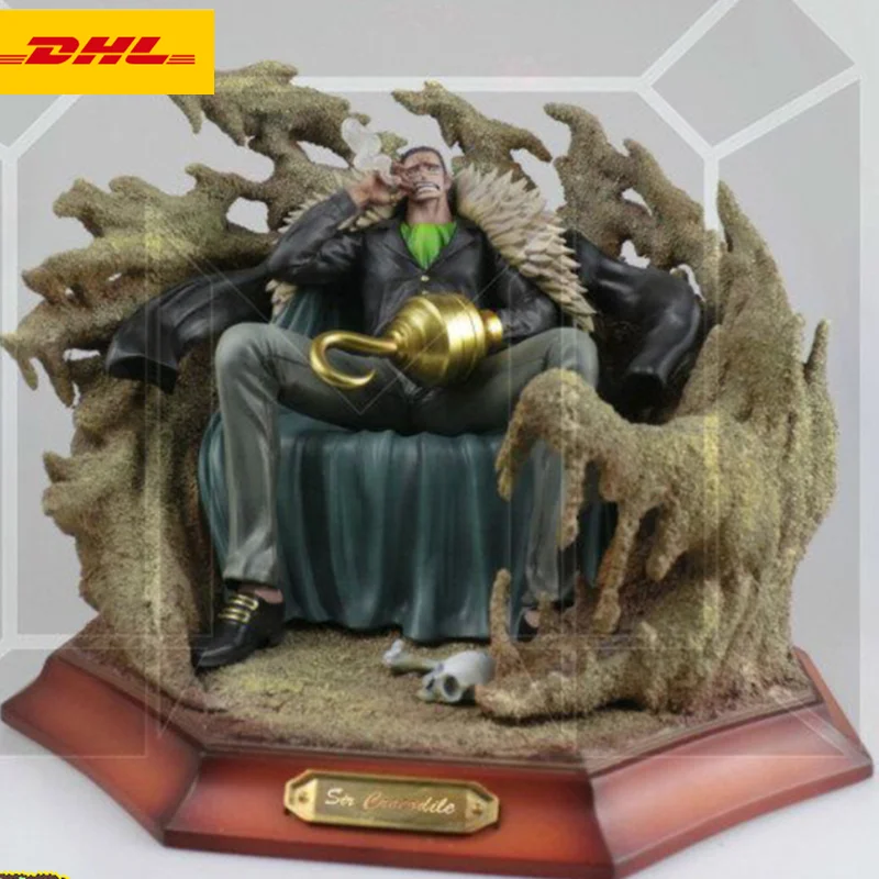 

12.1 " ONE PIECE Statue Sir Crocodile Rustle Fruit Bust Original Version GK 1/6 Full Length Portrait Action Figure Toys 30CM J75