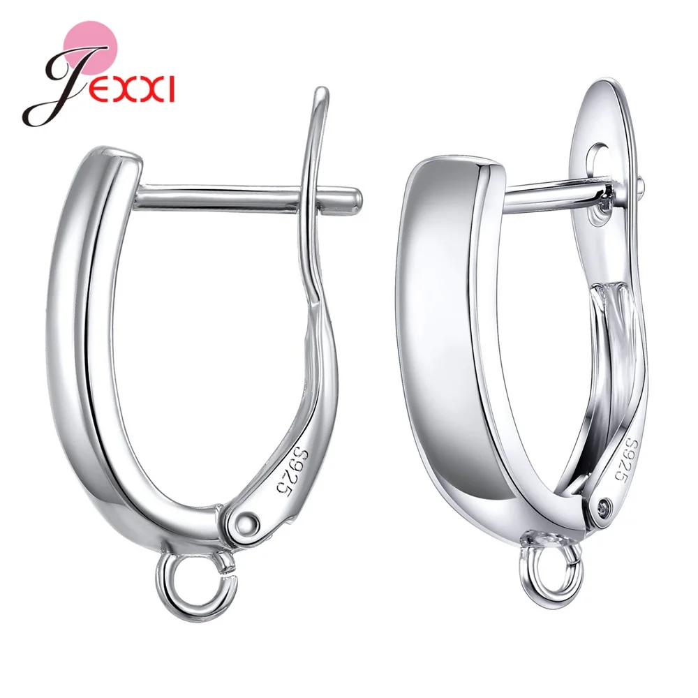 Серьги женские из серебра 925 пробы ажурные с застежкой | Украшения и аксессуары