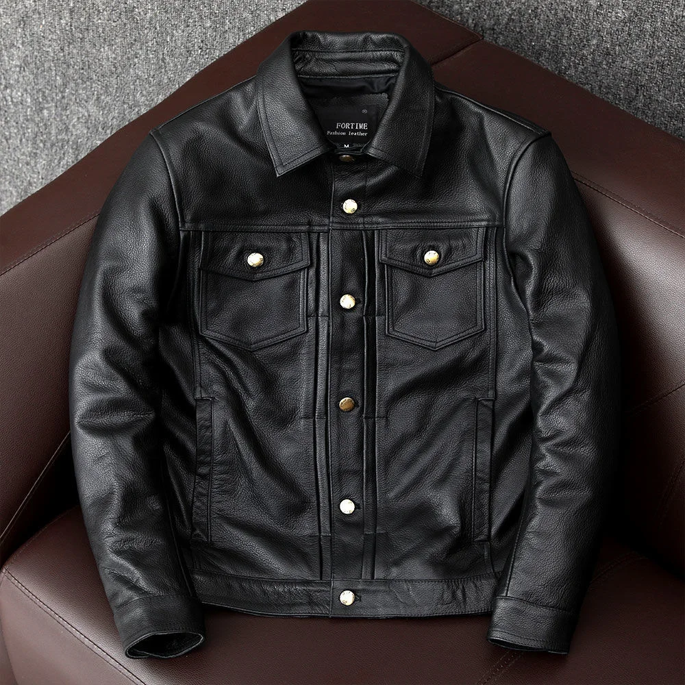 

Spring New Autumn Men Motorcycle & Biker Male Fashion Faux Leather Cargo Coats Pockets Plus Size 5xl PU Leather Jackets B25