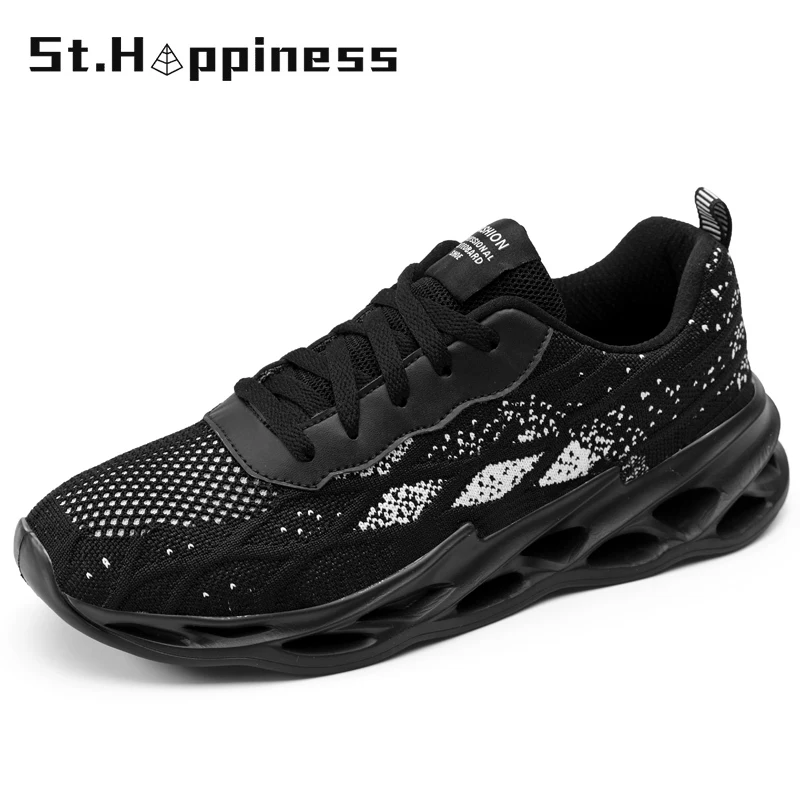 

2021 Summer New Mesh Breathable Men's Sneakers Lightweight Outdoor Running Sport Shoes Fashion Casual Fitness Shoes Big Size