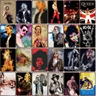 Rock музыкальная гитара, винтажный металлический жестяной знак, настенный бар, кафе, магазин, художественное оформление для дома, 30x20 см