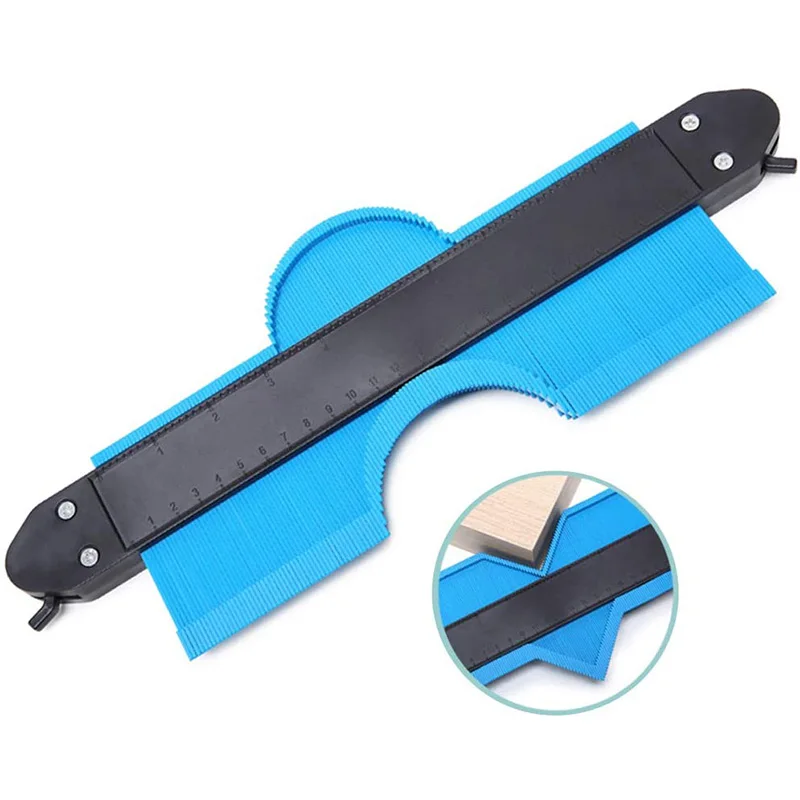 

10 INCH Contour Gauge with Lock Profile Gauge Woodworking Shape Tracing Template Measuring Tool Precisely Copy Irregular Shapes