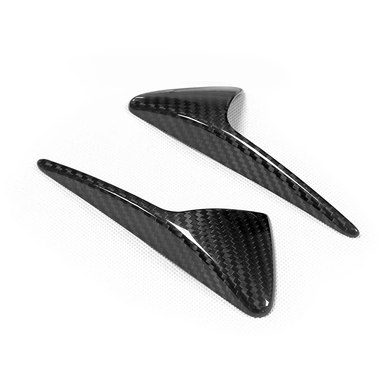 

Car Rearview Mirror For Tesla Model 3 Side Fender Vent Trim cover Carbon Fiber ABS Cover For Tesla Model Three Accessories