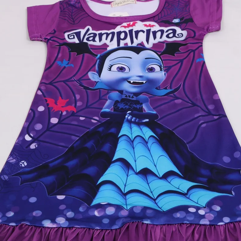 Новинка 2019 года костюмы ужас вампира Детские страшные платья для девочек на