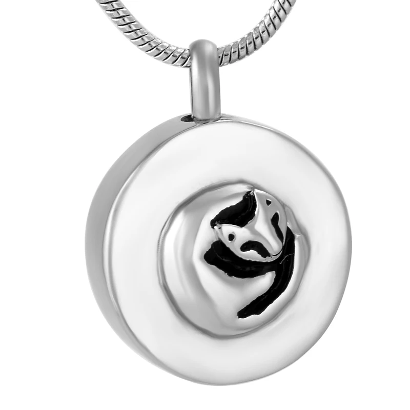 Прекрасный Лисий кулон урны ожерелье животное Мемориал кремации ювелирные