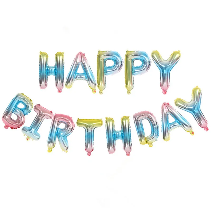 1 шт. Радужный цвет ЛЮБОВЬ номер в форме сердца Звезды фольги воздушный шар День