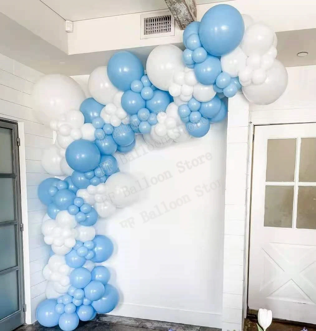 

148pcs White Wedding Party Background Baby Shower Festival Kids 1st Birthday Decoration Event Celebration Balloon Garland Kits