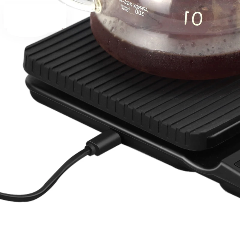 B&aacute;scula Digital de caf&eacute; para cocina, con temporizador, herramientas de cocina para el hogar, accesorios de caf&eacute;, 3kg/0,1g-4