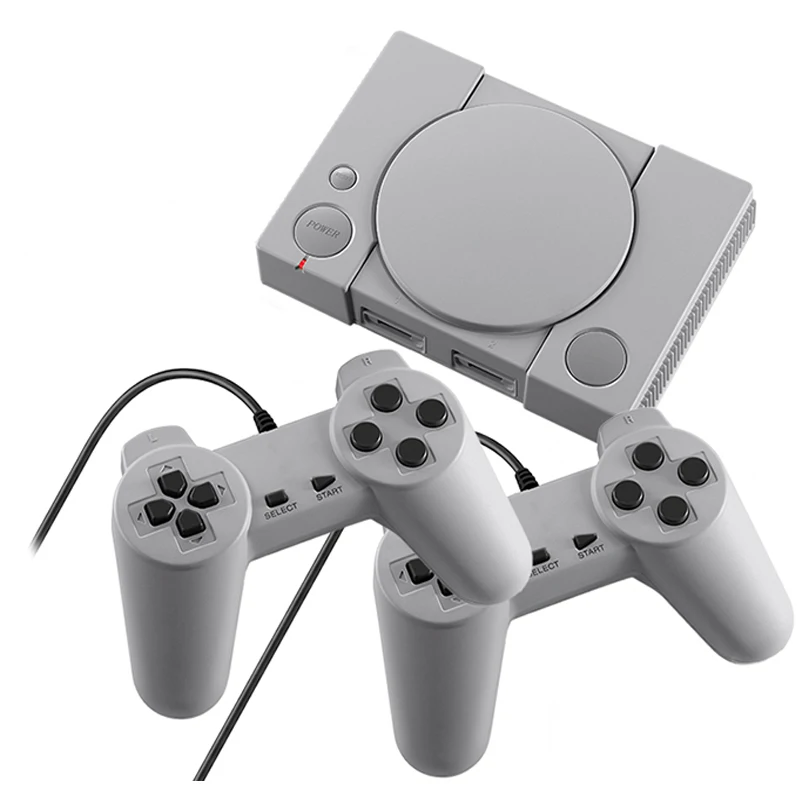 Для PS1 Mini 620 Ретро видеоигр консоль с двойными плеерами 8 бит Поддержка AV Out