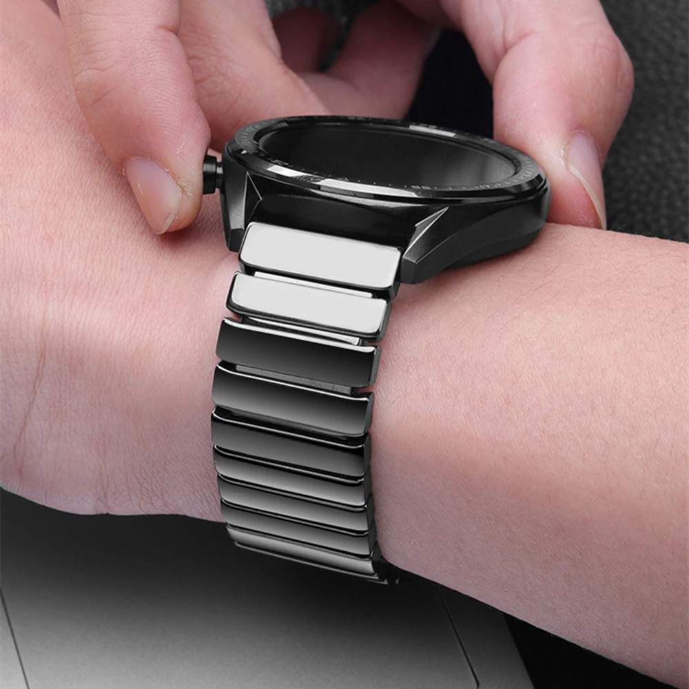 Керамический браслет 20 мм 22 для Samsung Galaxy Watch 4 44 40 мм/Galaxy Classic 46 42 3 45 ремешок |
