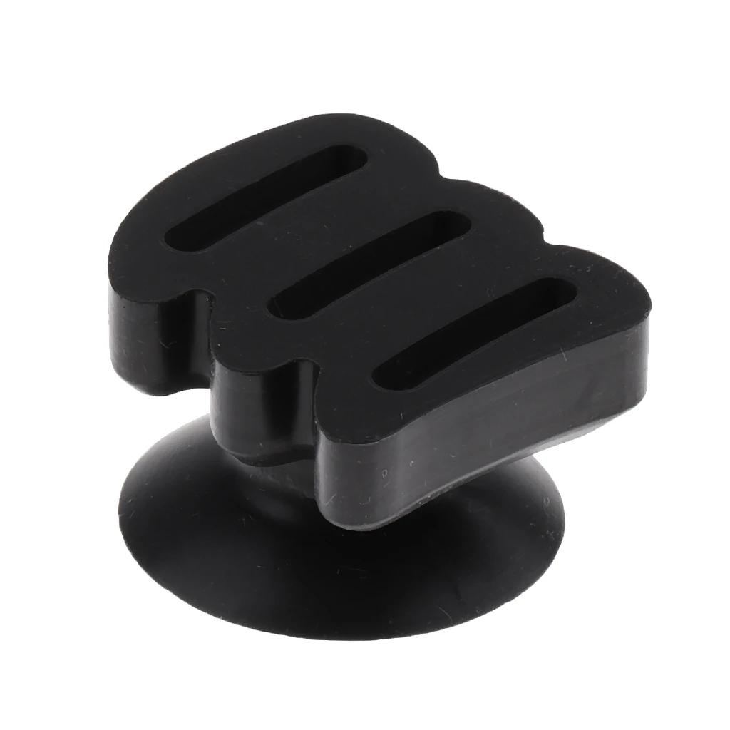 

Черный силиконовый бас-гитары банджо медиаторы держатель с присоской Аксессуары для гитары