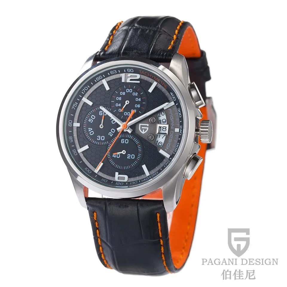 PAGANI DESIGN Men's Sports and Leisure Chronograph Top Brand Luxury Men's Diving 30M Quartz Watch relogio masculino PD-3306