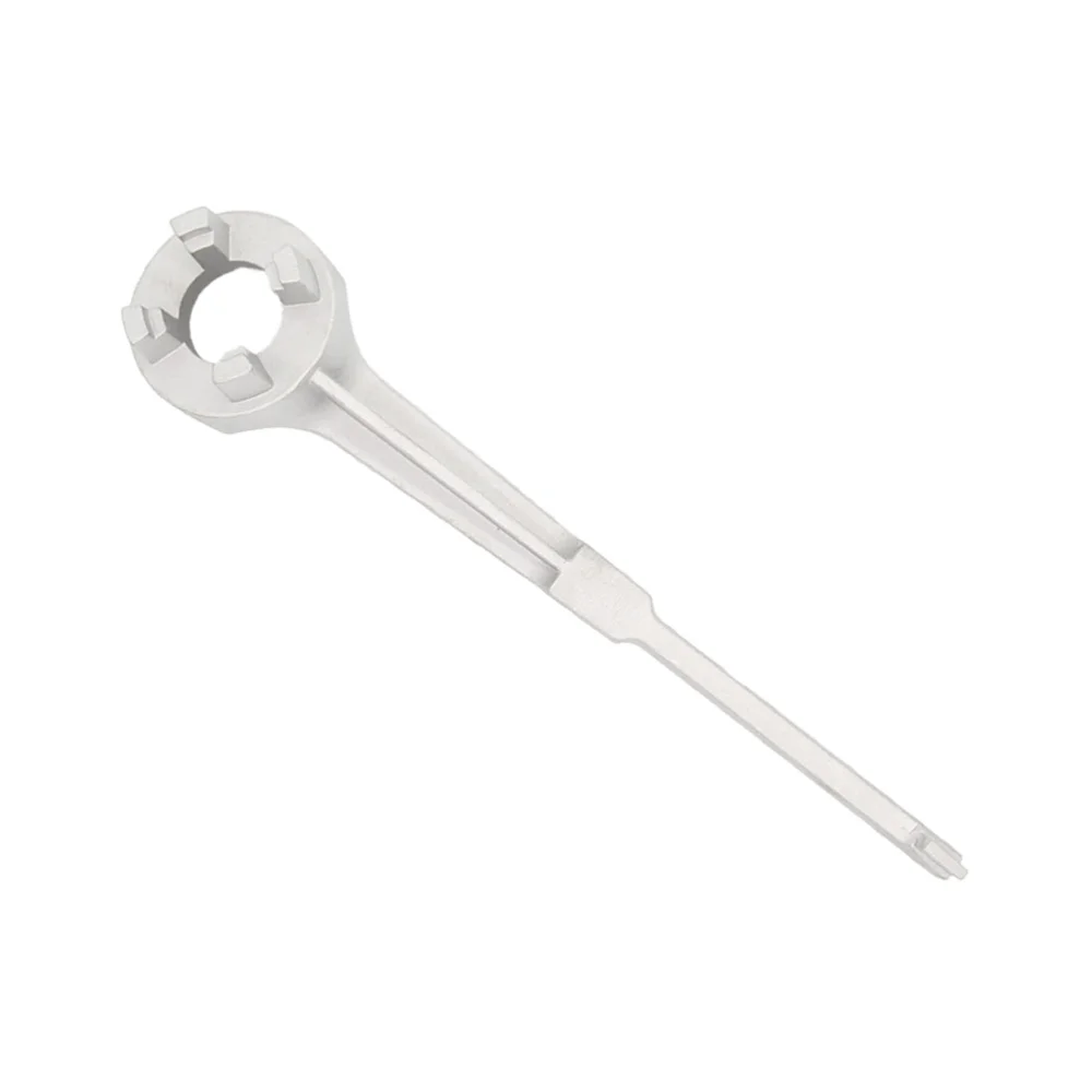 

Aluminum Drum Wrench Bung Spanner Oil Grid Wrench Fuel Opener (Silver)