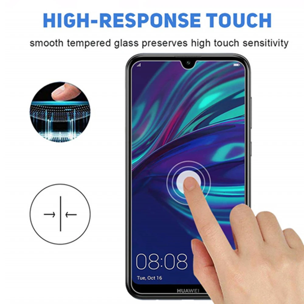 Защитное стекло закаленное для Huawei Honor 8x8 s 8 a 8a hnor Lite Y5 2018 3 упаковки|Защитные