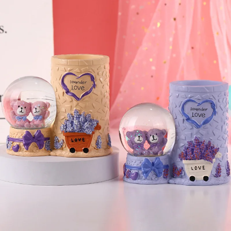 

Новый стиль, Лидер продаж, рождественский подарок, креативный милый светящийся держатель, Мультяшные украшения, полимерные поделки, блестя...